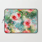 Abstract painting nature and geometric Laptop Sleeve Gallery Image 1