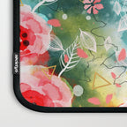 Abstract painting nature and geometric Laptop Sleeve Gallery Image 3