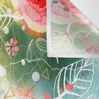 Abstract painting nature and geometric Wall Tapestry Gallery Image 3