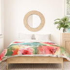 Abstract painting nature and geometric Duvet Cover Gallery Image 3