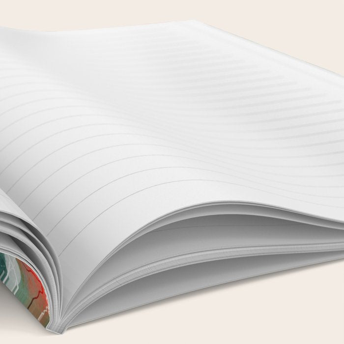 Abstract painting nature and geometric Notebook Gallery Image 2