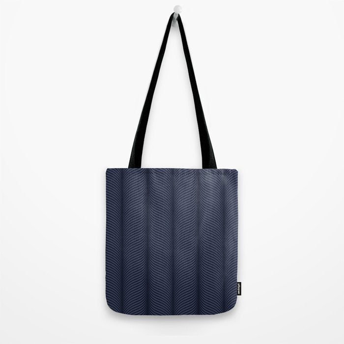 Elysian XII Navy Blue Tote Bag Gallery Image 2