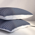 Elysian XII Navy Blue Pillow Sham Gallery Image 3