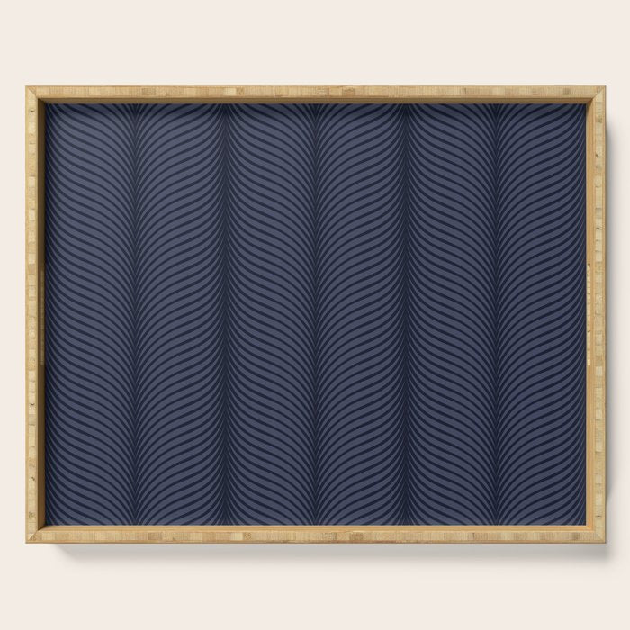 Elysian XII Navy Blue Serving Tray Gallery Image 1