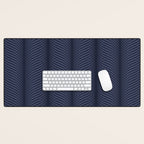 Elysian XII Navy Blue Desk Mat Gallery Image 1