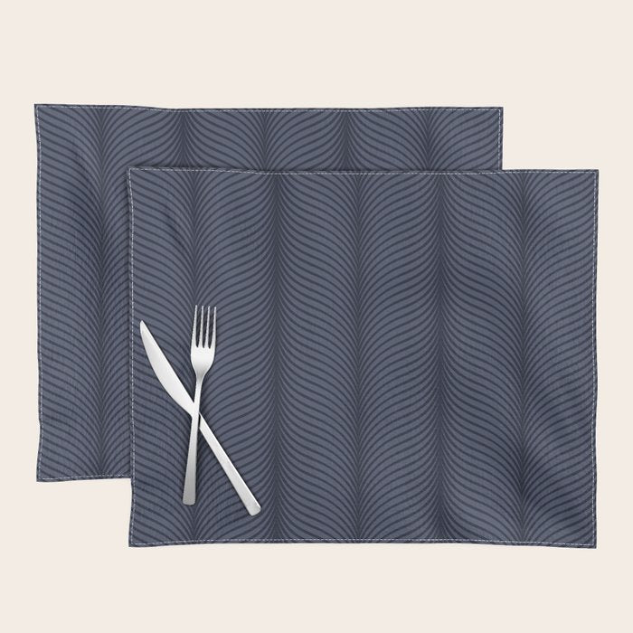 Elysian XII Navy Blue Placemat Gallery Image 1