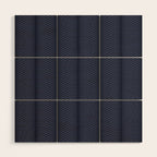 Elysian XII Navy Blue Wood Wall Art Gallery Image 3