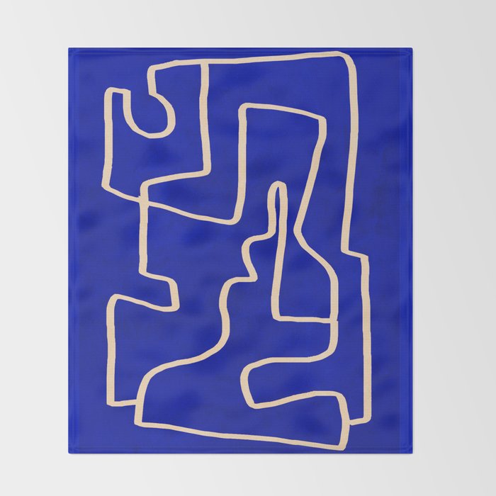Abstract line art 149 Throw Blanket Gallery Image 2