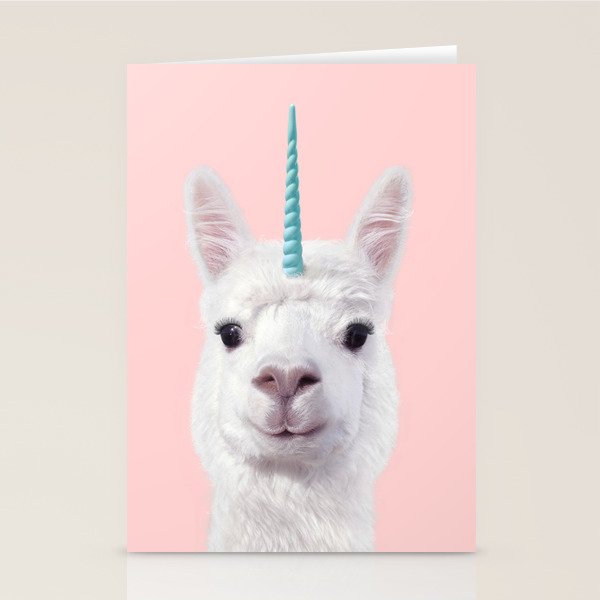 ALPACA UNICORN Stationery Card Gallery Image 2