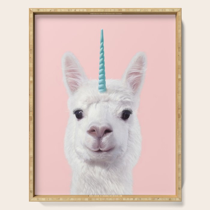 ALPACA UNICORN Serving Tray Gallery Image 1