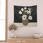Gently Flowers 2 Wall Tapestry Gallery Image 2