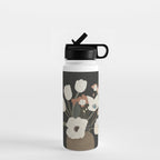 Gently Flowers 2 Water Bottle Gallery Image 1