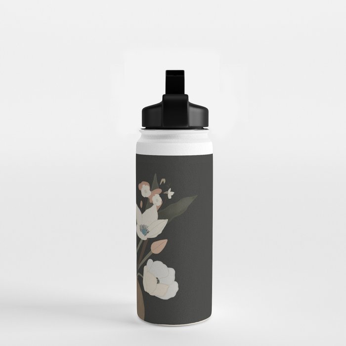 Gently Flowers 2 Water Bottle Gallery Image 2