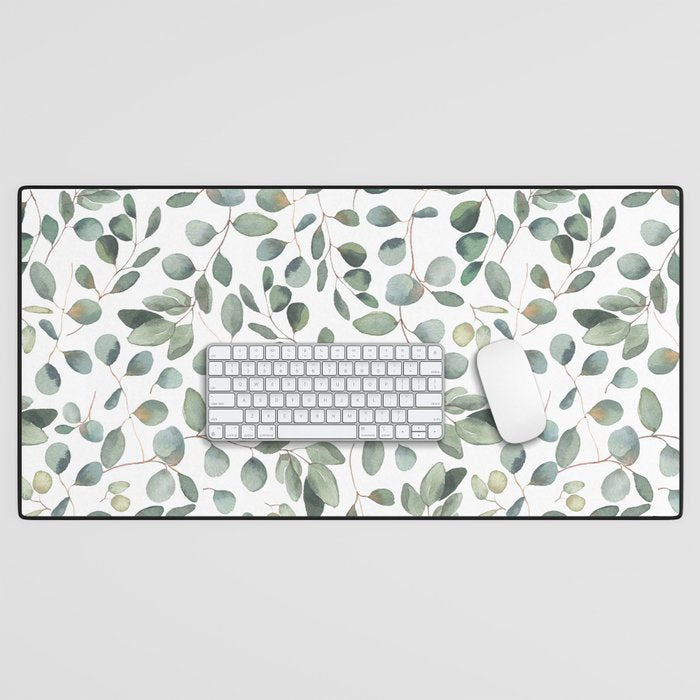 Eucalyptus Leaves Garden Desk Mat Gallery Image 1