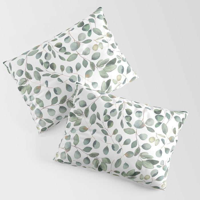 Eucalyptus Leaves Garden Pillow Sham Gallery Image 3