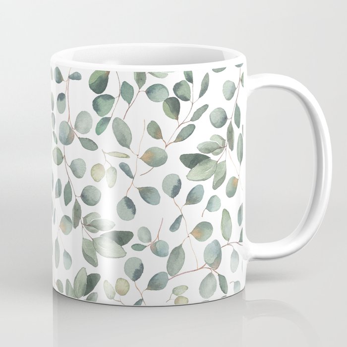 Eucalyptus Leaves Garden Coffee Mug Gallery Image 1