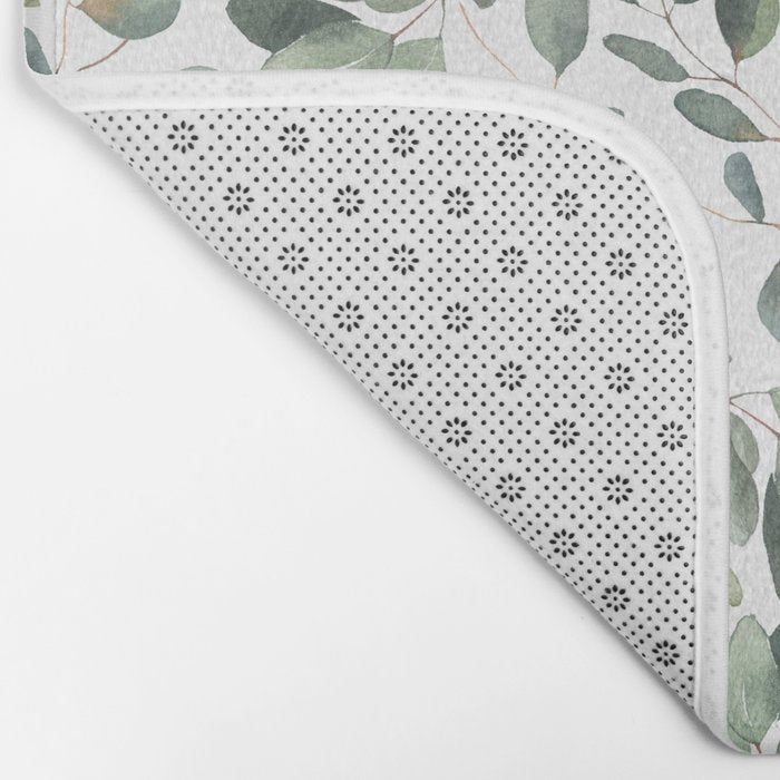 Eucalyptus Leaves Garden Bath Mat Gallery Image 2