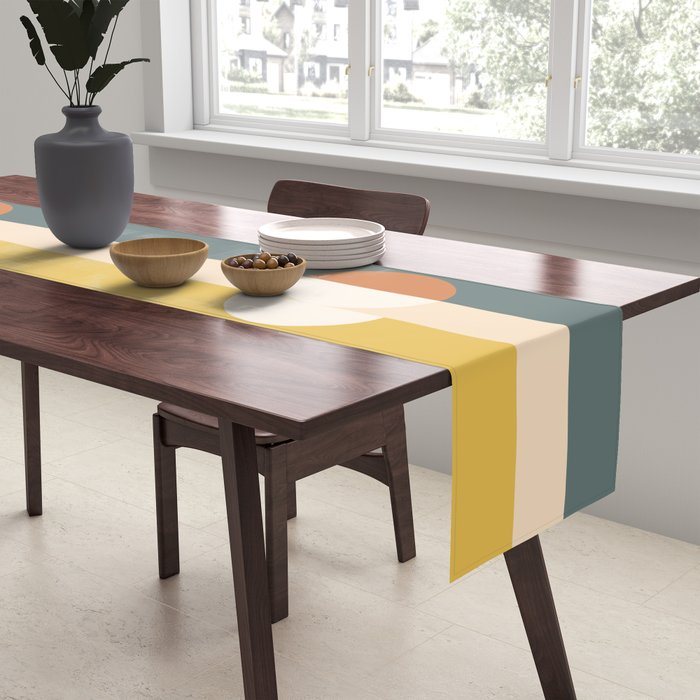 Abstract Geometric 02 Table Runner Gallery Image 2