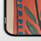 Terracotta Poppy Pod Folk Art Laptop Sleeve Gallery Image 3