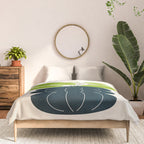 Black Pearl Vase & Spring Bud Leaves: Vases & Stuff 02 Comforter Gallery Image 3