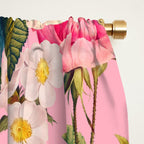 Rose Pink Garden II Window Curtain Gallery Image 2