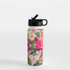 Rose Pink Garden II Water Bottle Gallery Image 1