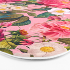 Rose Pink Garden II Bath Mat Gallery Image 3