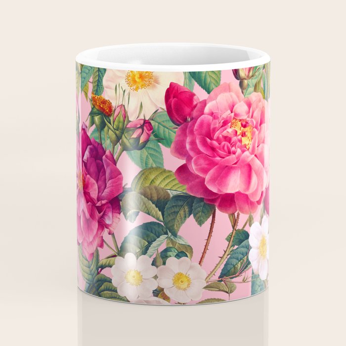 Rose Pink Garden II Coffee Mug Gallery Image 4