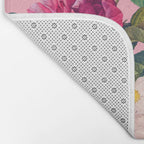 Rose Pink Garden II Bath Mat Gallery Image 2
