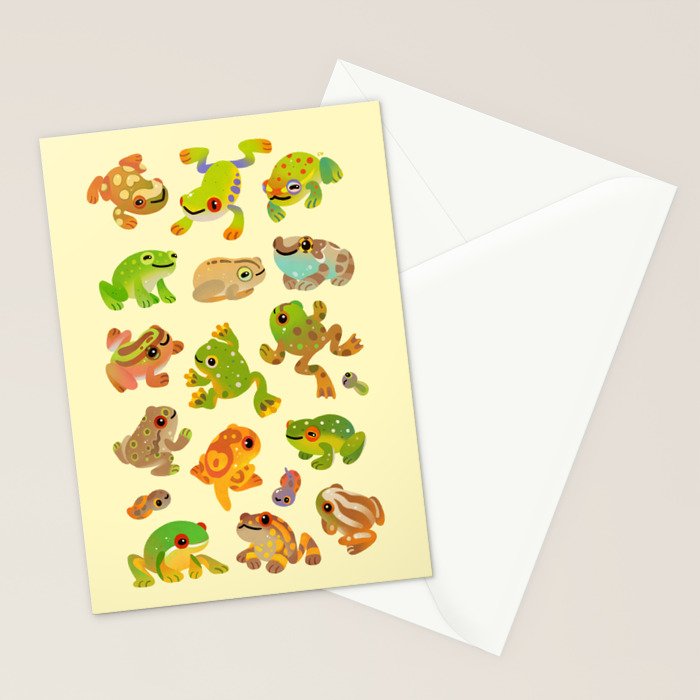 Tree frog Stationery Card Gallery Image 2