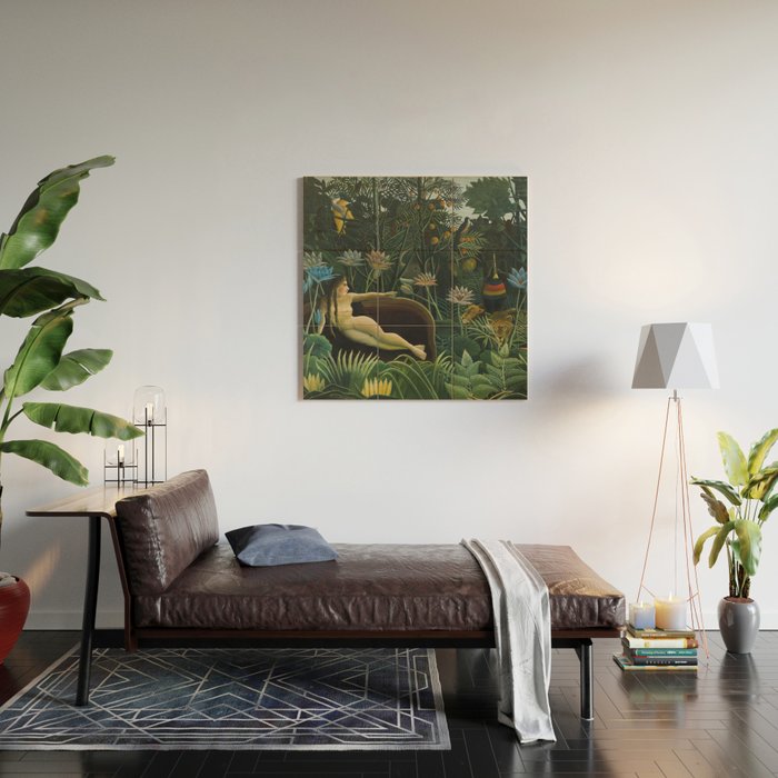 The Dream, Henri Rousseau Wood Wall Art Gallery Image 2
