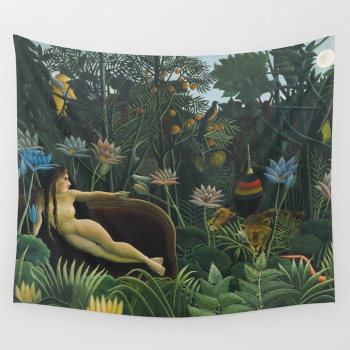 The Dream, Henri Rousseau Wall Tapestry Gallery Image 4