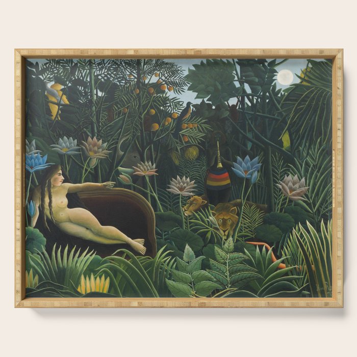 The Dream, Henri Rousseau Serving Tray Gallery Image 1
