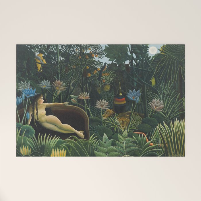 The Dream, Henri Rousseau Welcome Mat Gallery Image 1