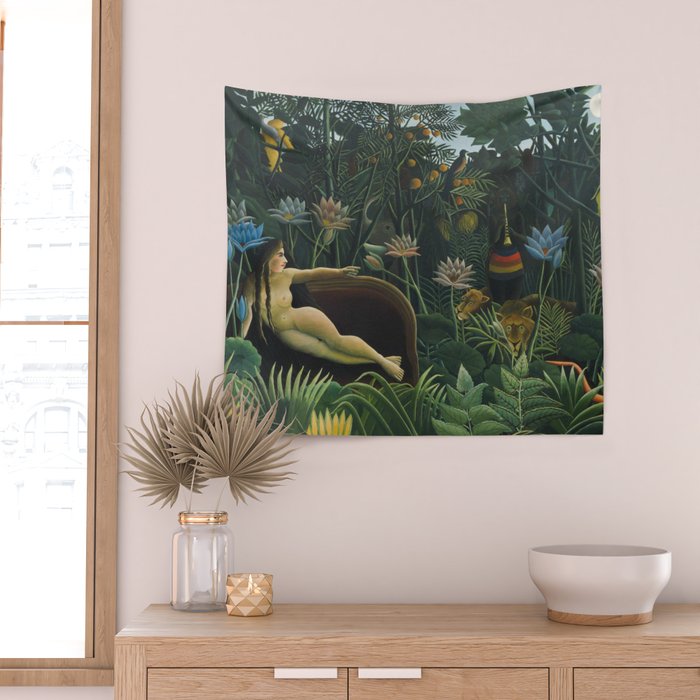 The Dream, Henri Rousseau Wall Tapestry Gallery Image 2