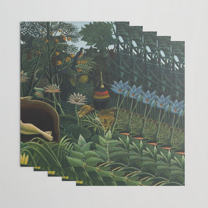 The Dream, Henri Rousseau Wrapping Paper Gallery Image 3