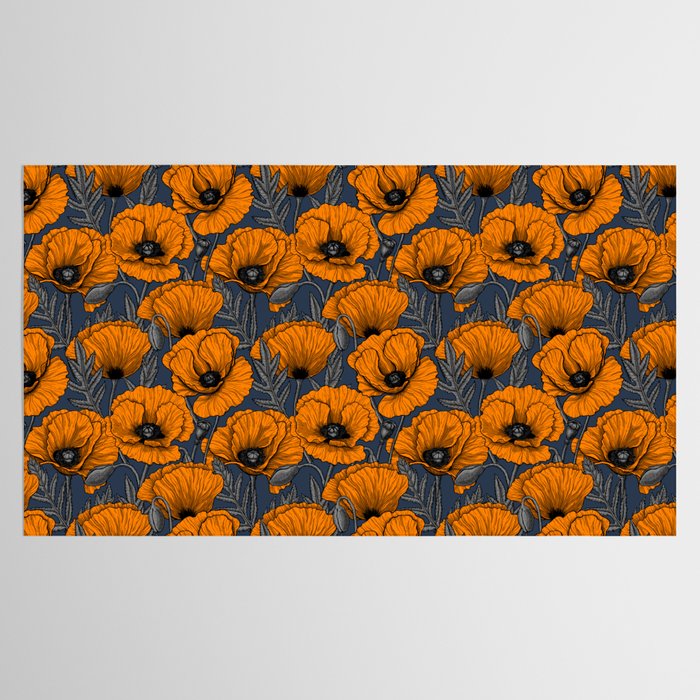Orange poppies Tablecloth Gallery Image 2