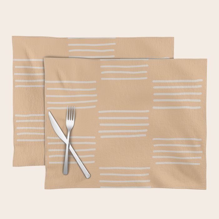 hatches â peach Placemat Gallery Image 1