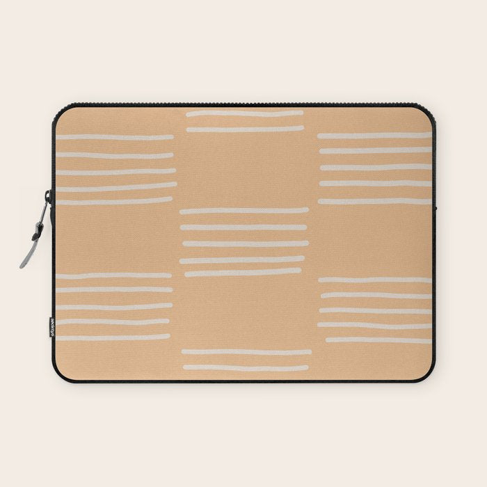 hatches â peach Laptop Sleeve Gallery Image 1