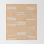 hatches â peach Throw Blanket Gallery Image 2