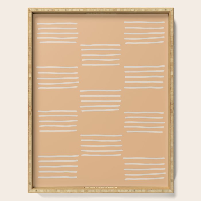 hatches â peach Serving Tray Gallery Image 1