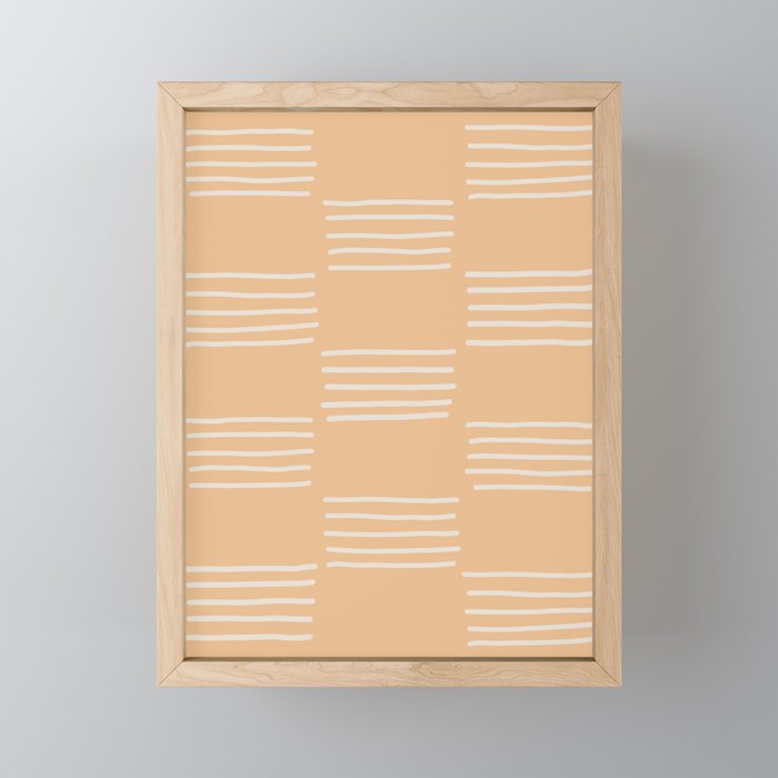 hatches â peach Mini Art Print Gallery Image 1