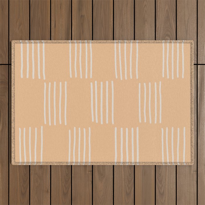 hatches â peach Outdoor Rug Gallery Image 1