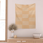 hatches â peach Wall Tapestry Gallery Image 2