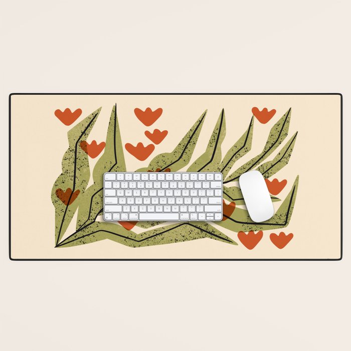 Reaching Tulips Desk Mat Gallery Image 1