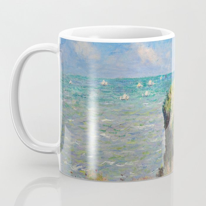 Claude Monet " Cliff Walk at Pourville" Coffee Mug Gallery Image 3