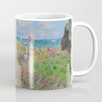 Claude Monet " Cliff Walk at Pourville" Coffee Mug Gallery Image 1