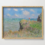 Claude Monet " Cliff Walk at Pourville" Serving Tray Gallery Image 1