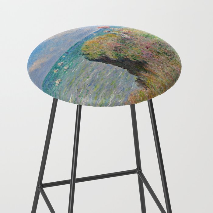 Claude Monet " Cliff Walk at Pourville" Stool Gallery Image 2