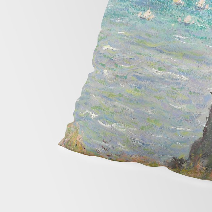 Claude Monet " Cliff Walk at Pourville" Pillow Sham Gallery Image 4